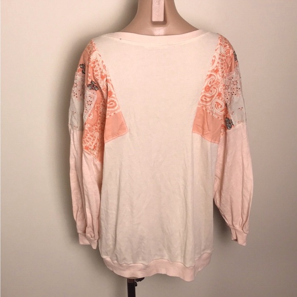 We The Free People Feelin It Paisley Eyelet Top - Picture 6 of 10